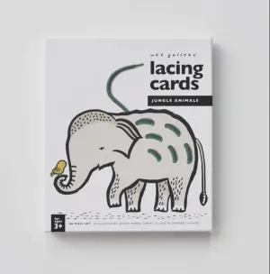Lacing Cards - Jungle Animals