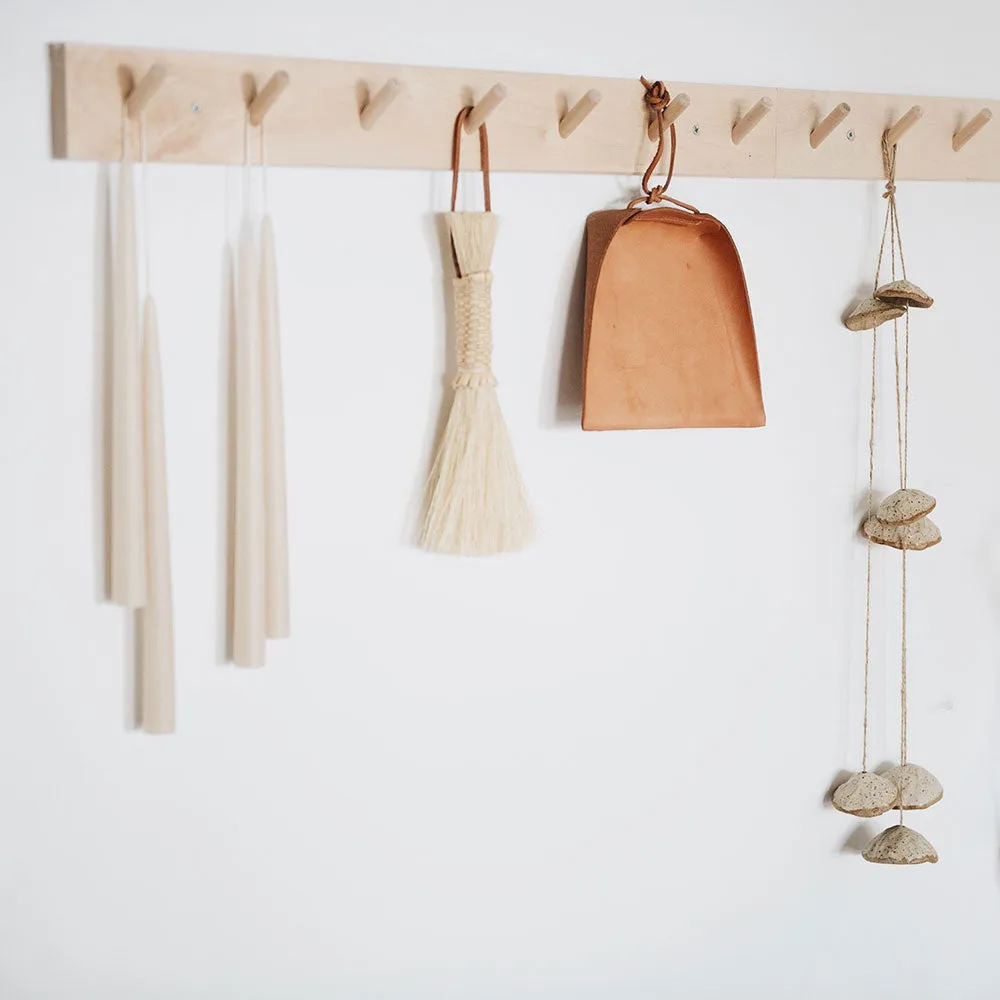 Leather Dustpan - Brown