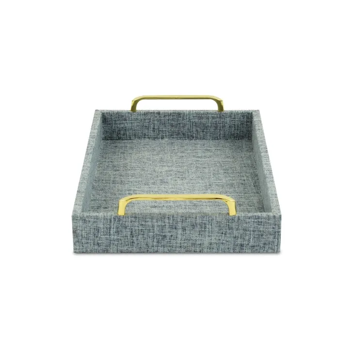 Light Blue Linen Tray
