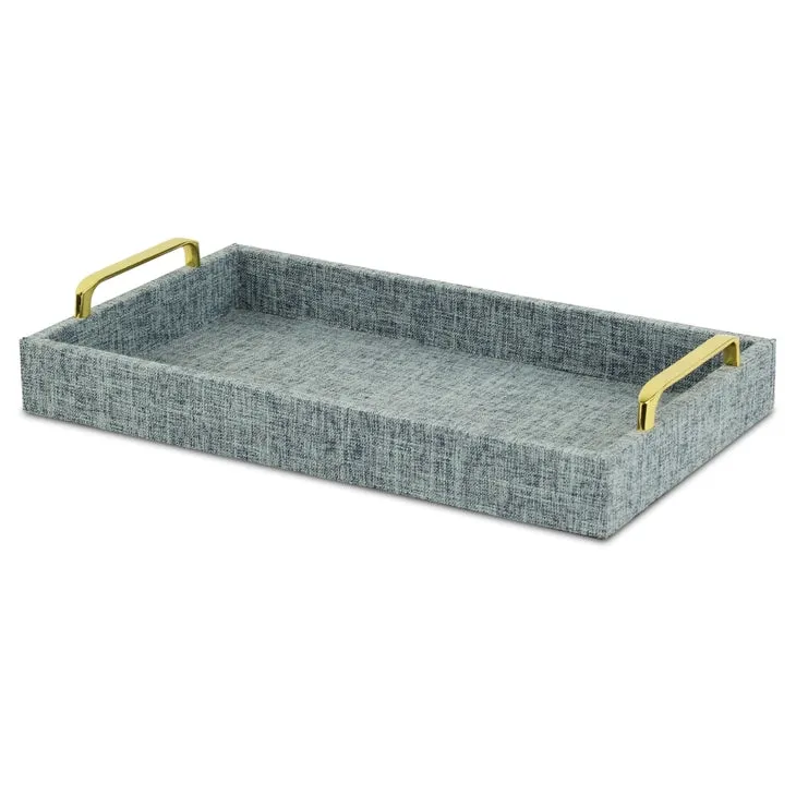 Light Blue Linen Tray