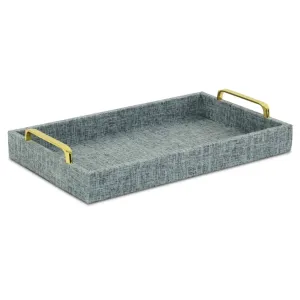 Light Blue Linen Tray