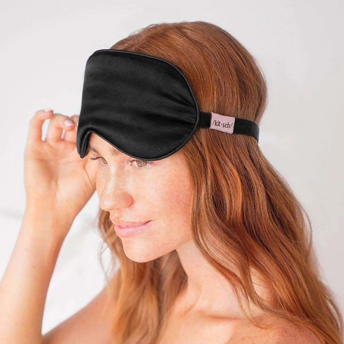 Luxe Satin Pillowcase & Eye Mask Bundle - Ivory