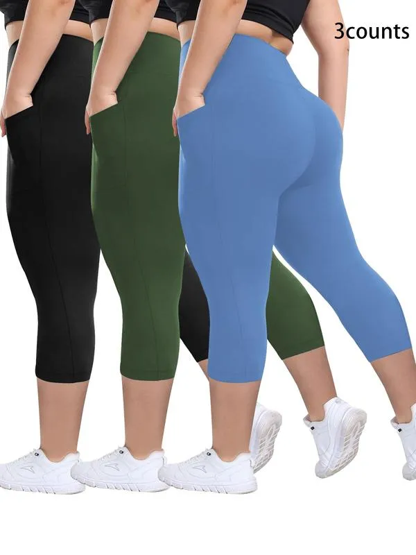 MIRA  Breathable 3-Pack Capris