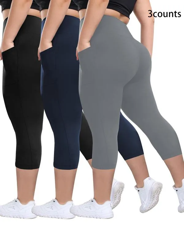 MIRA  Breathable 3-Pack Capris