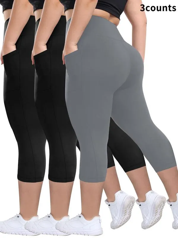 MIRA  Breathable 3-Pack Capris