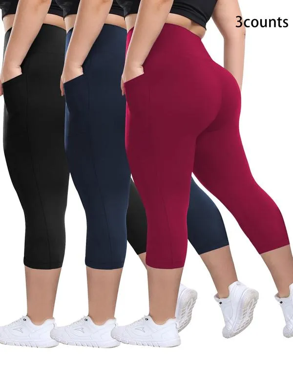 MIRA  Breathable 3-Pack Capris