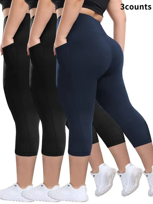 MIRA  Breathable 3-Pack Capris