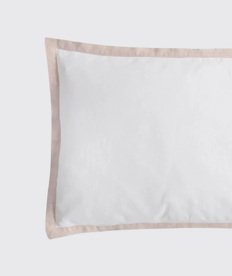 Mireille Rose Linen Pillowcase