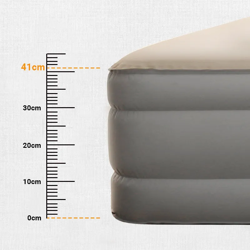 MKCAMP Comfortable Inflatable Double Layer Air Mattress Cloud Bed