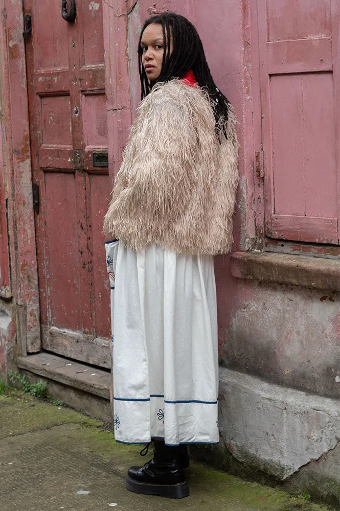 Nu Notes Nottingham Egret Embroidered Skirt