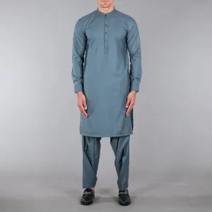 Olive Green Shalwar Qameez