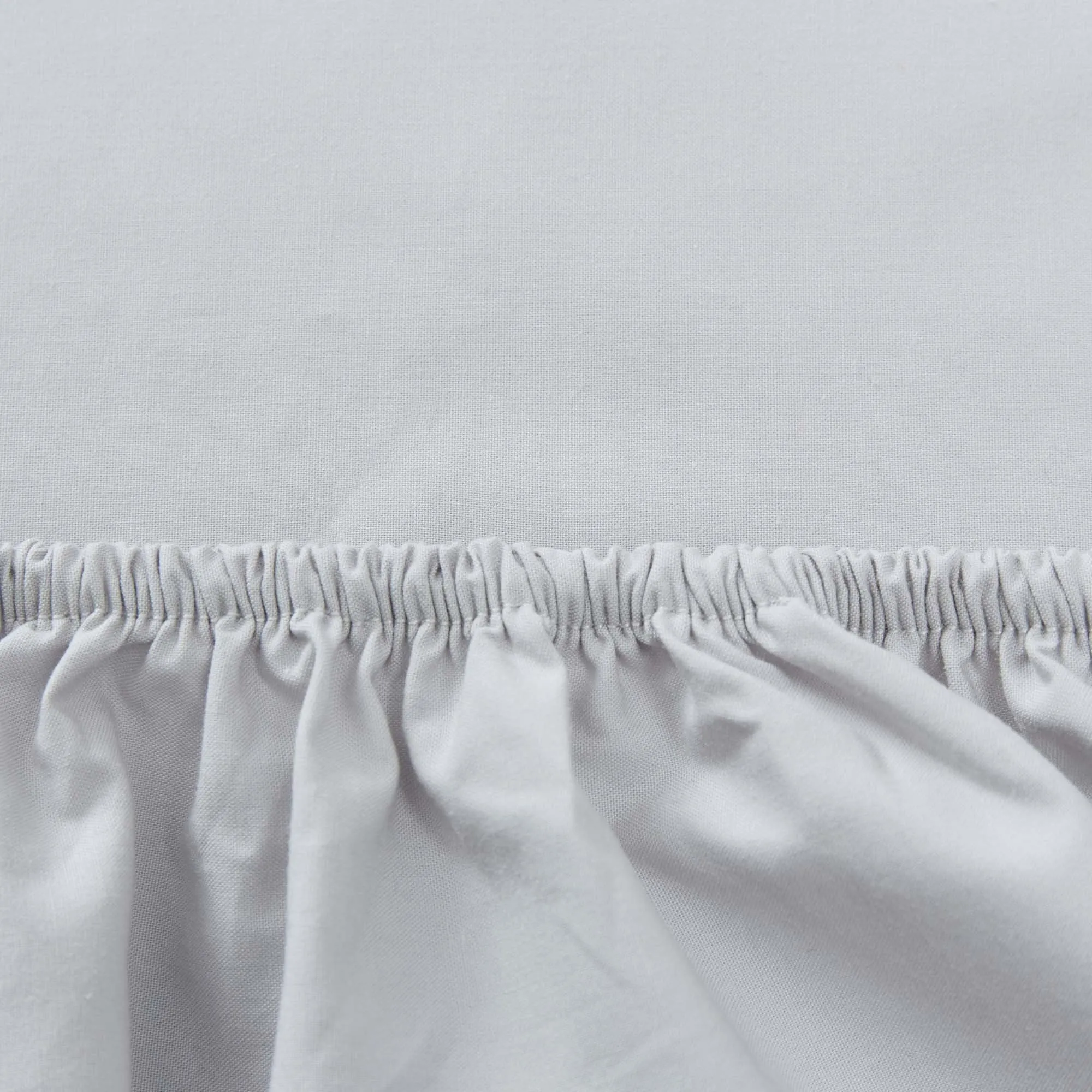 Perpignan Mattress Topper Fitted Sheet [Light grey]