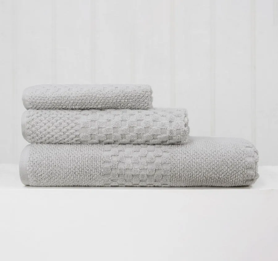 Portland 550GSM Bath Towel Range Silver