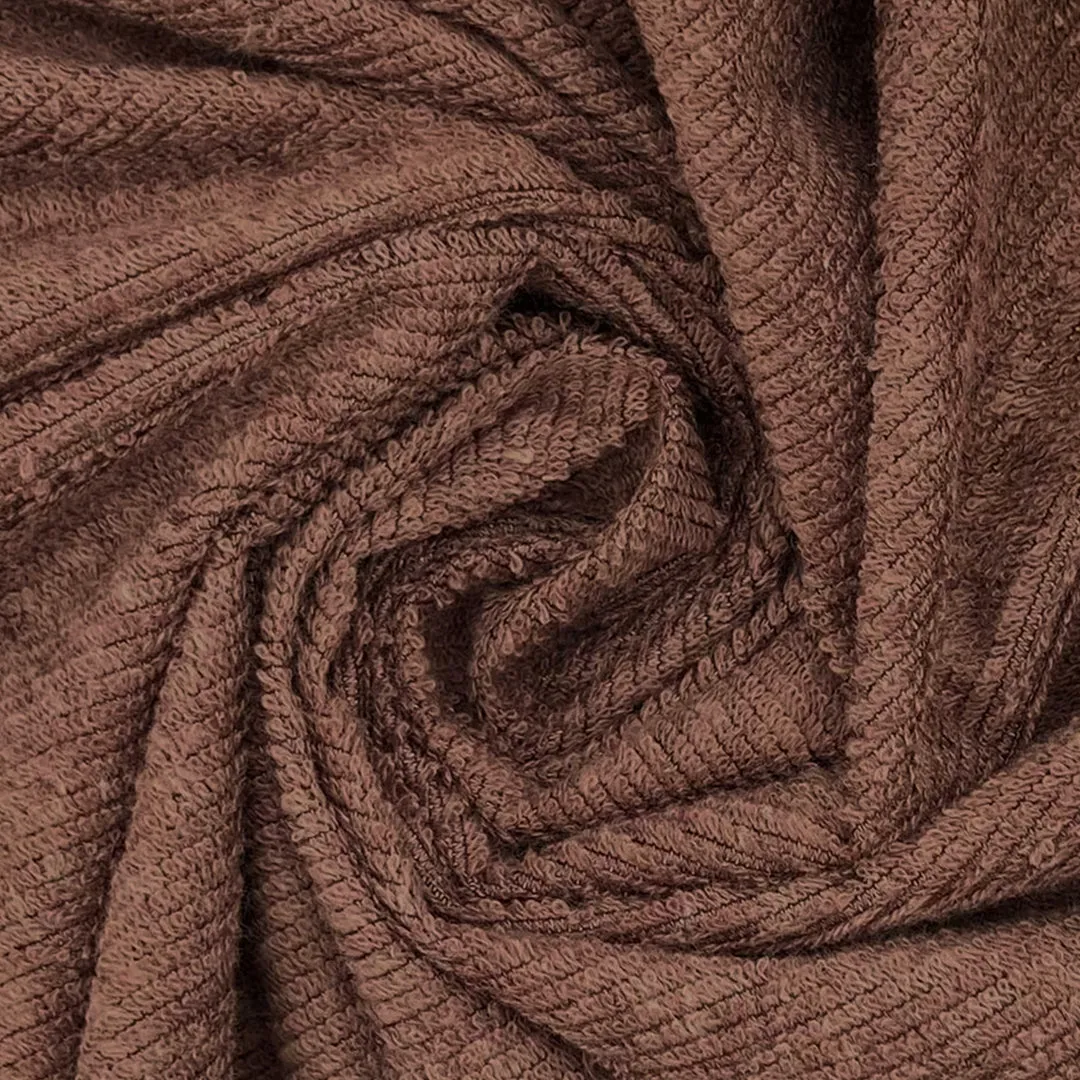 Premium Terry Cotton 100% Waterproof Zipper Mattress Protector In Brown Color