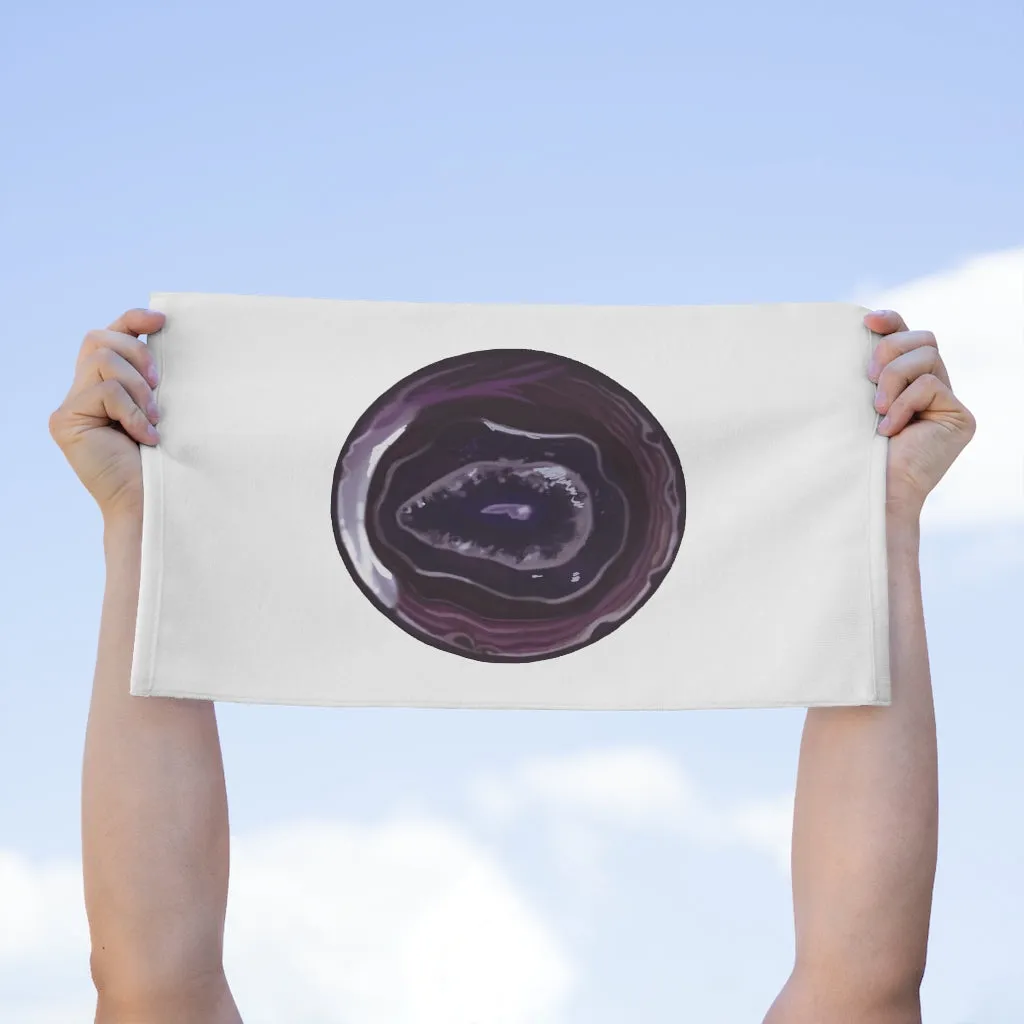 Purple Rock Rally Towel, 11x18