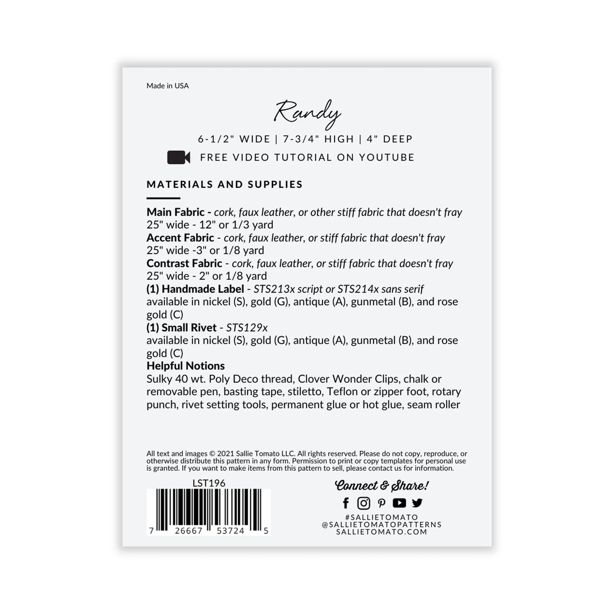Randy Instant Download