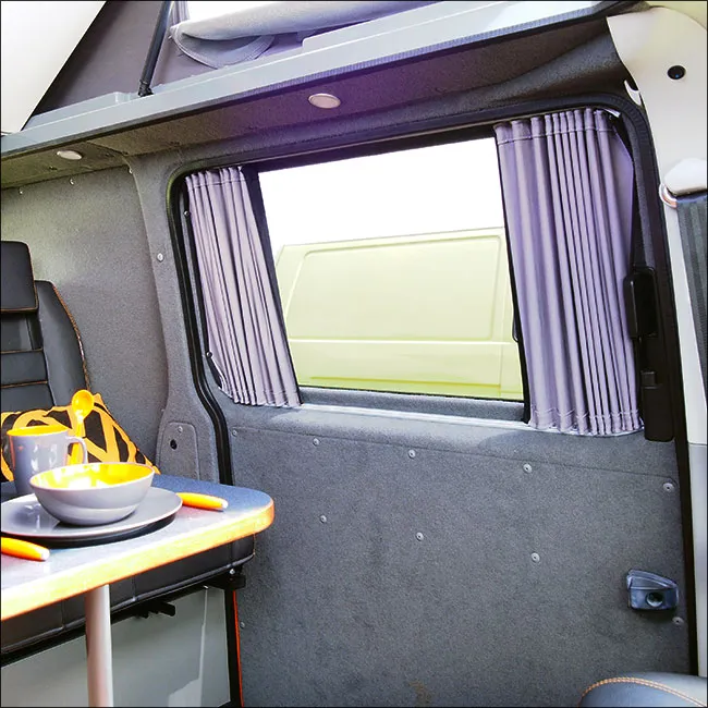 Renault Trafic Premium Window Curtains - Black/Grey - CREATE YOUR OWN BUNDLE! Van-X
