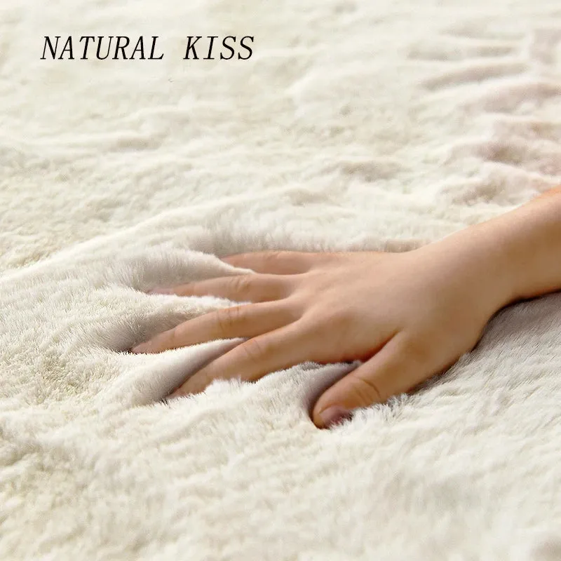 Round Plush Fur Rugs, Cushion Mats