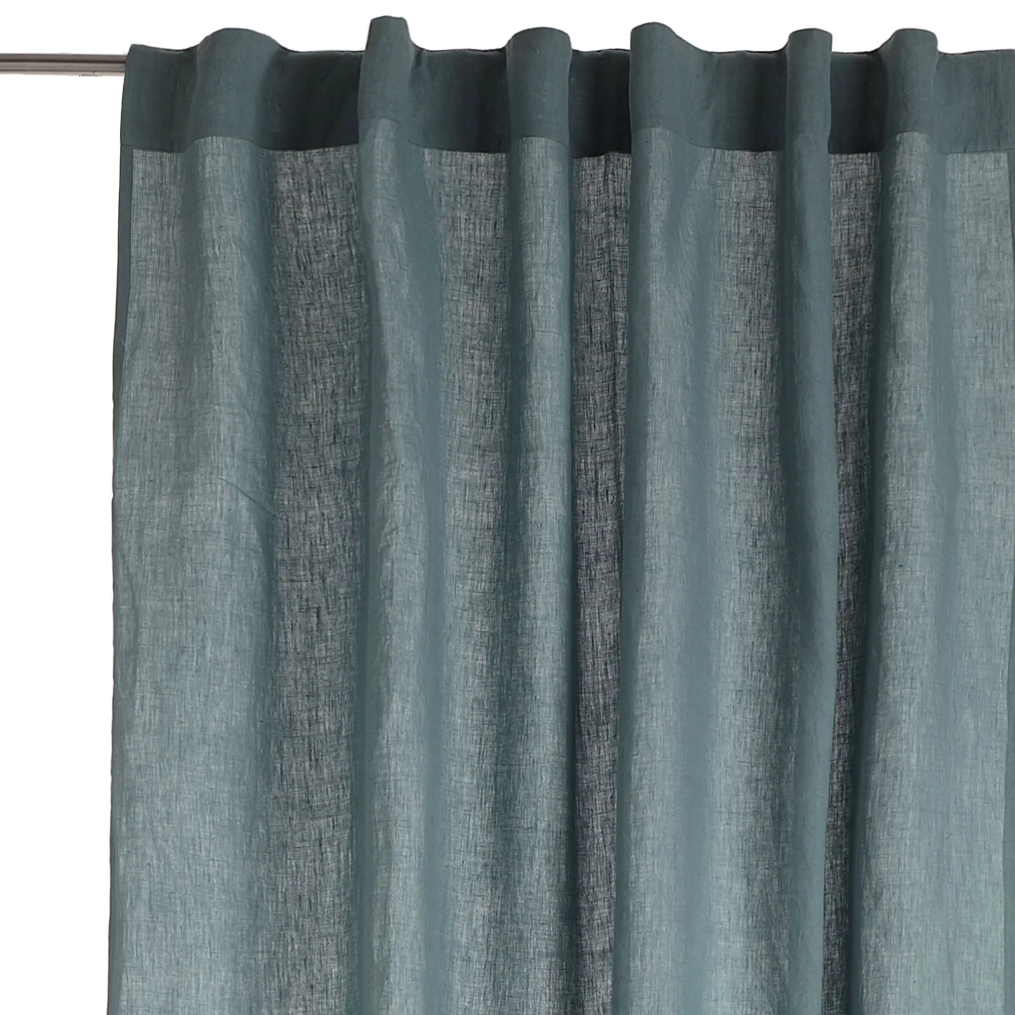 Saveli Curtain Set [Light green grey/Green grey]
