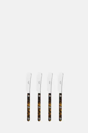 Set/4 Butter Spreaders Bistrot Tortoise