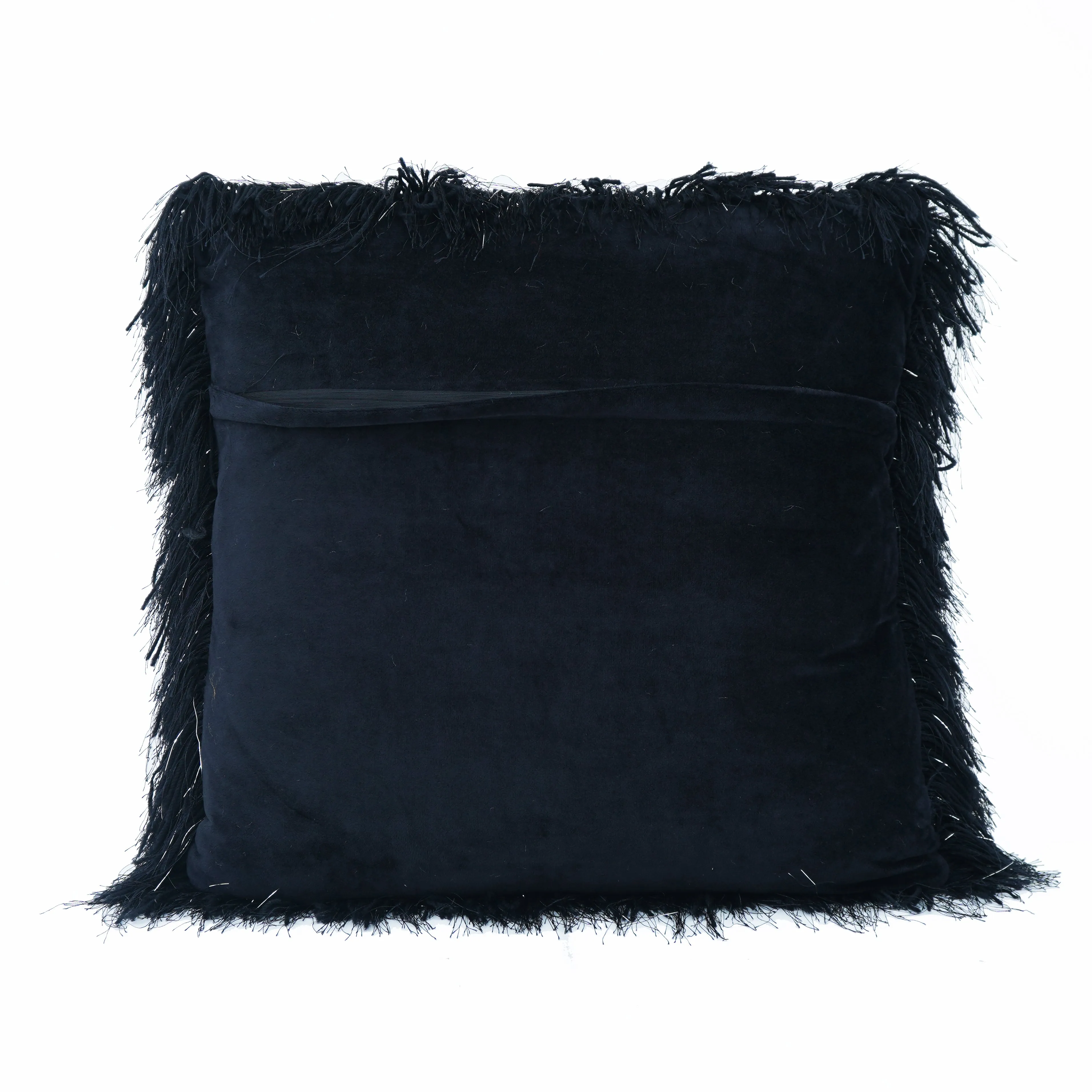 Shaggy Lurex Decorative Accent Pillows
