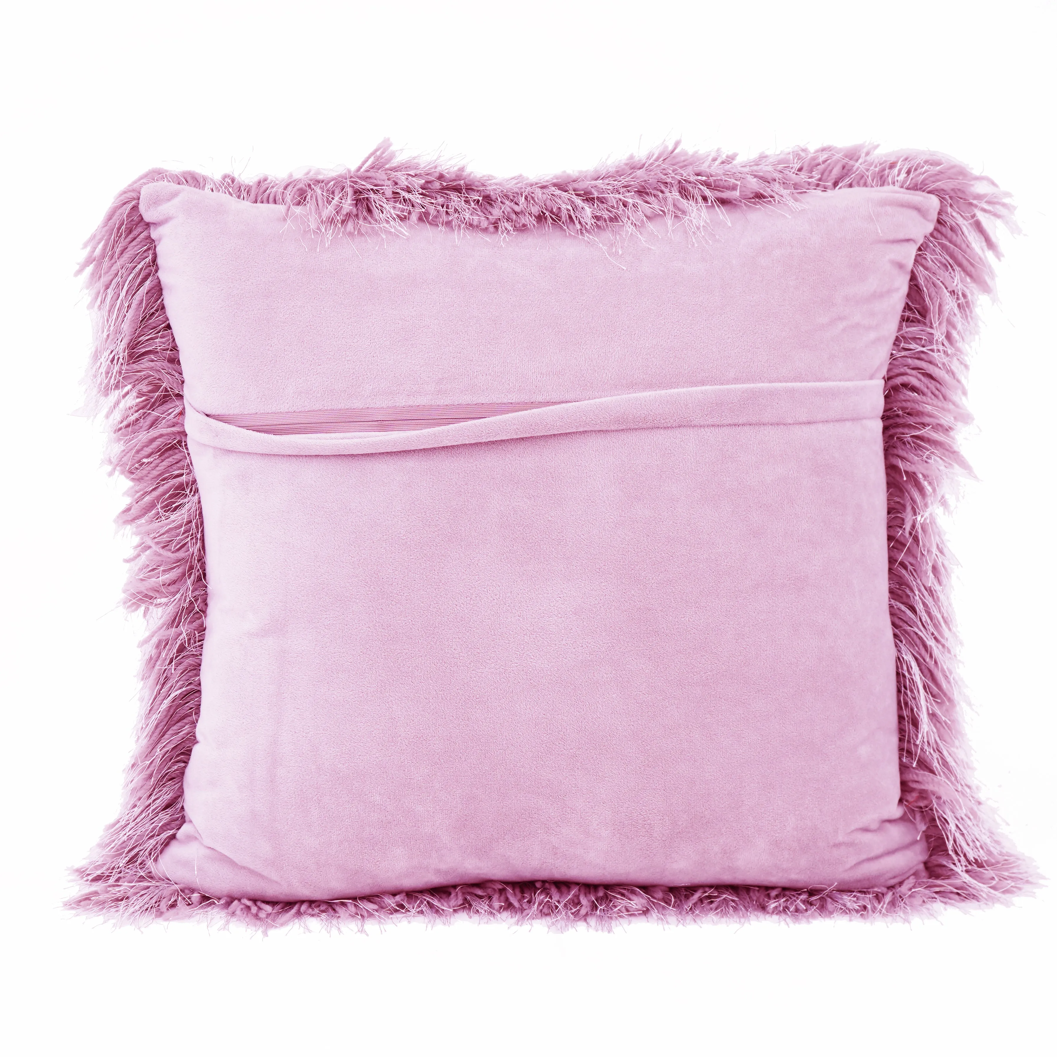 Shaggy Lurex Decorative Accent Pillows