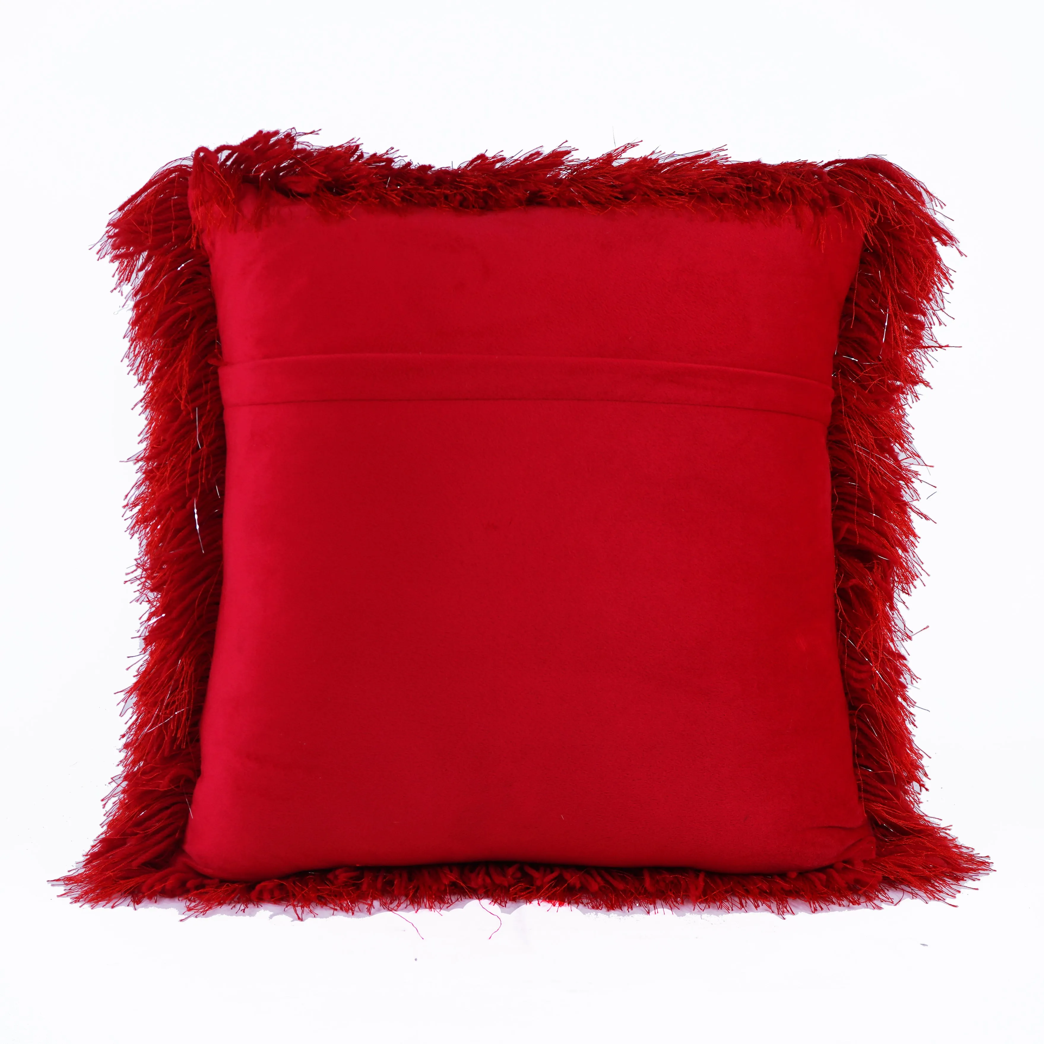 Shaggy Lurex Decorative Accent Pillows