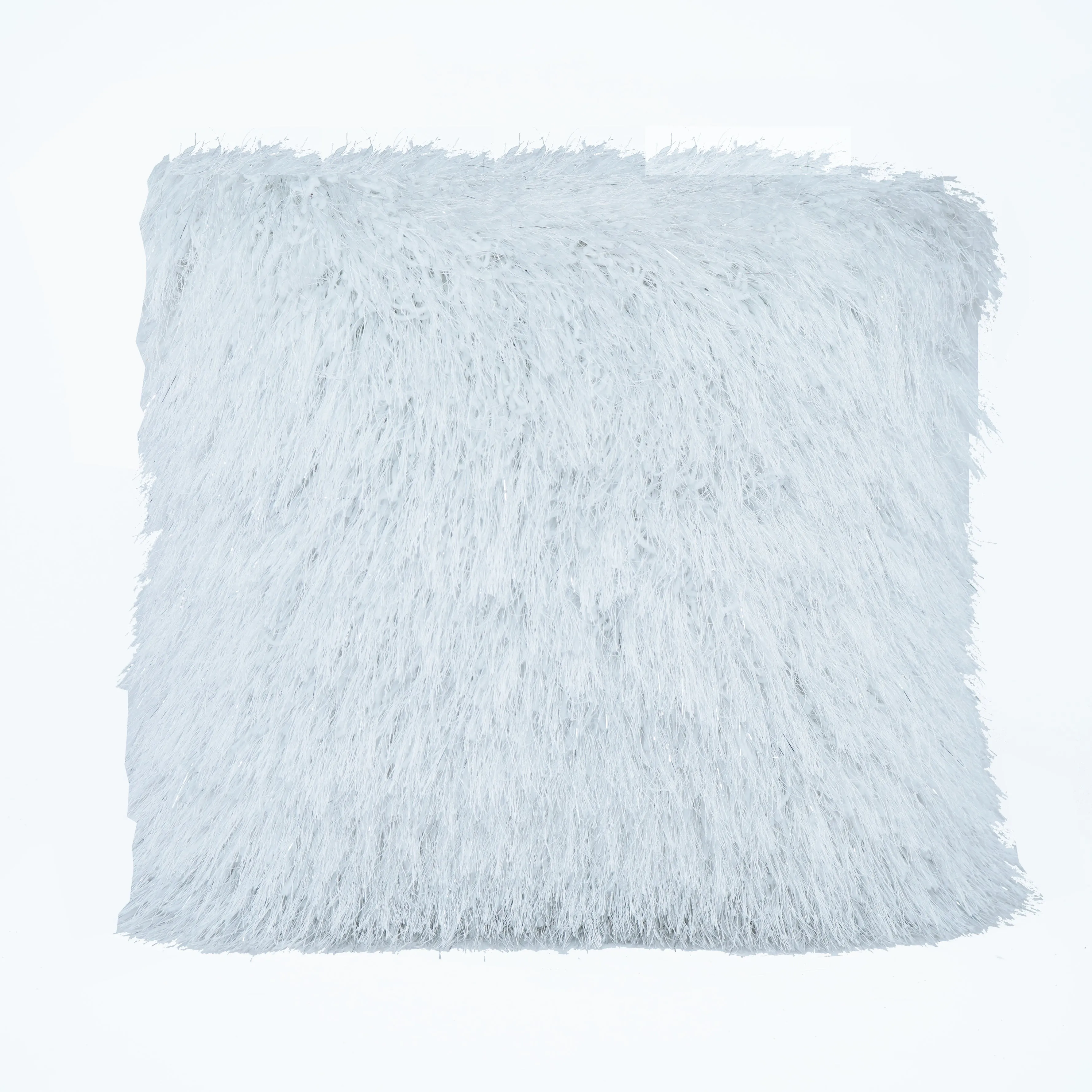 Shaggy Lurex Decorative Accent Pillows