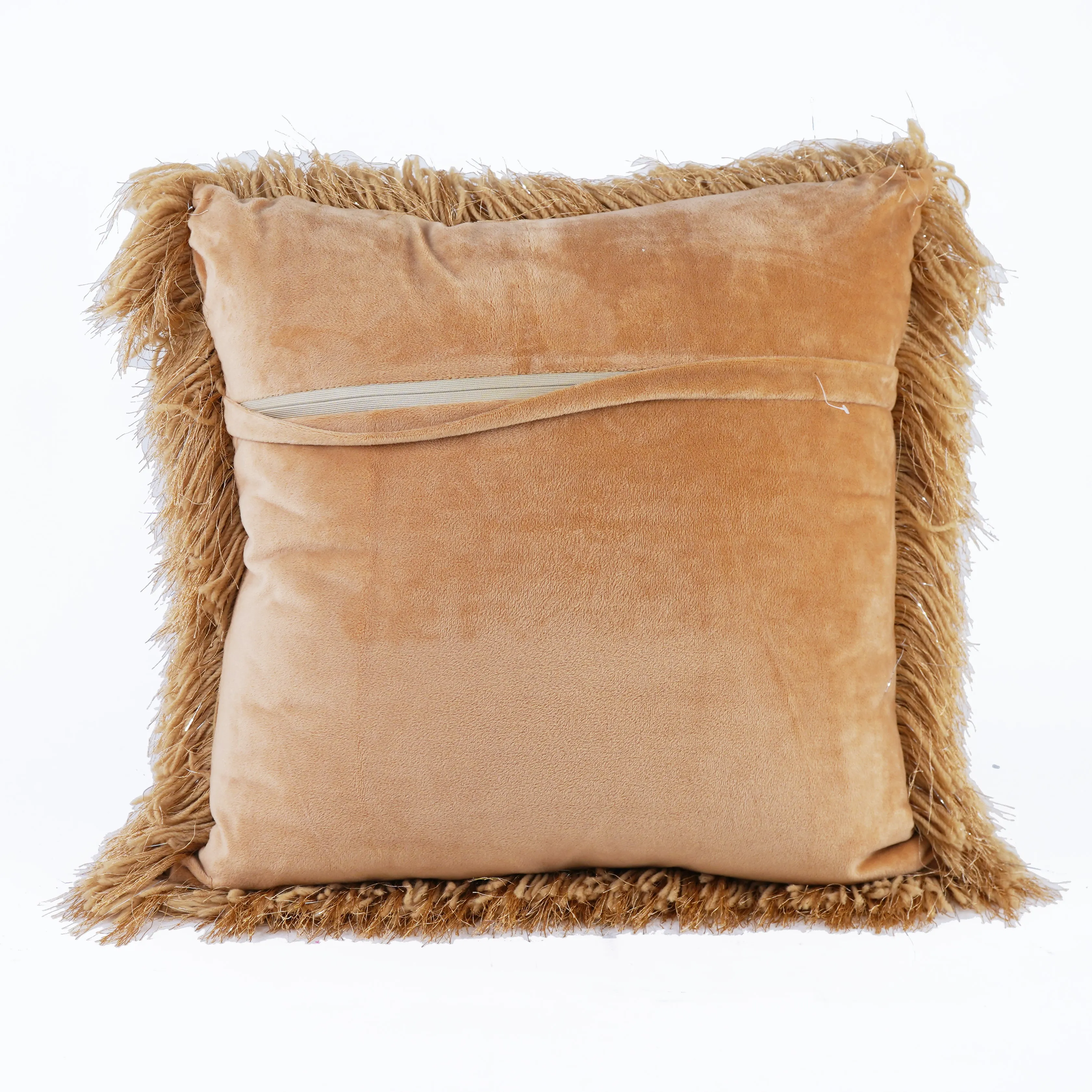 Shaggy Lurex Decorative Accent Pillows