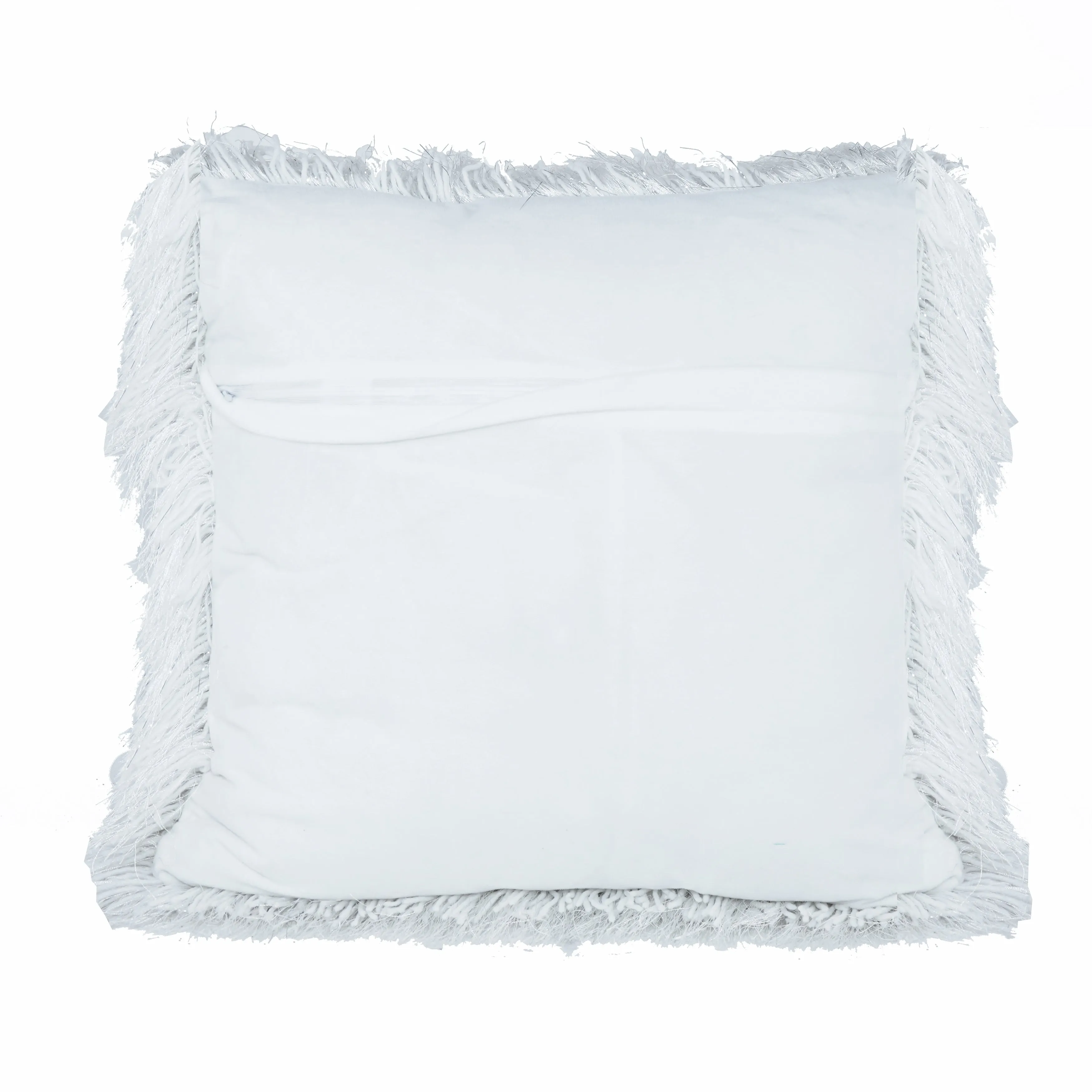 Shaggy Lurex Decorative Accent Pillows