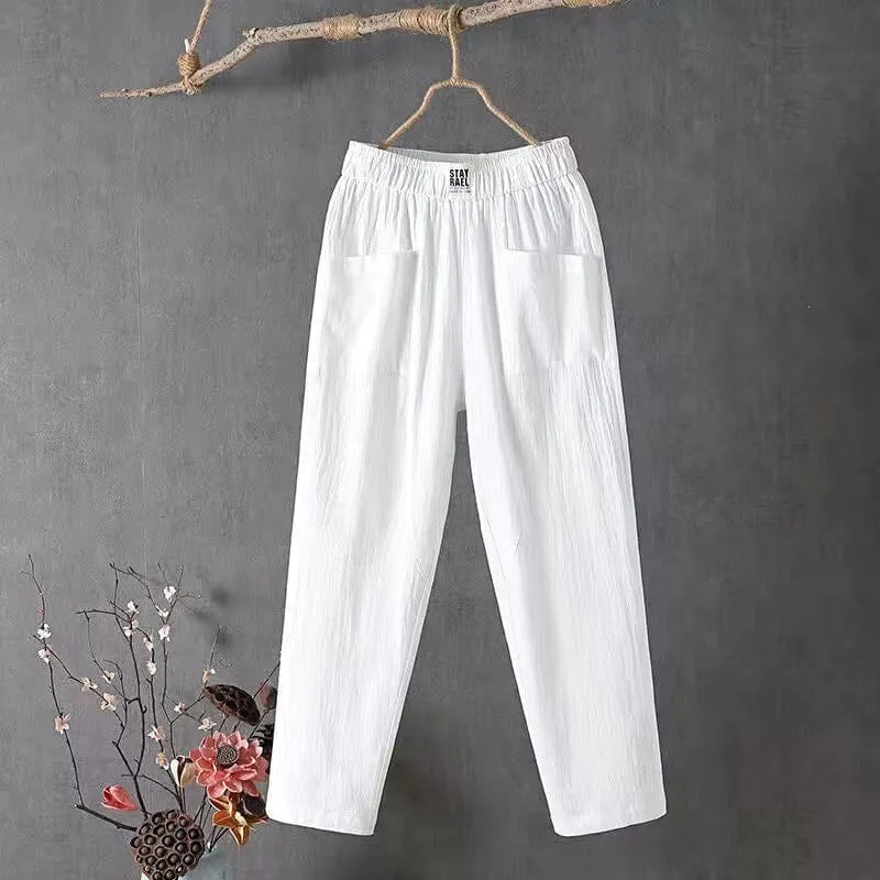 Sharon | Comfortable Comfort and Breathability | Sturdy Cotton Pants