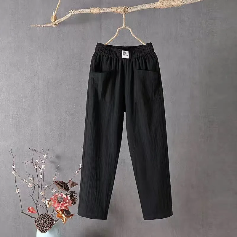 Sharon | Comfortable Comfort and Breathability | Sturdy Cotton Pants