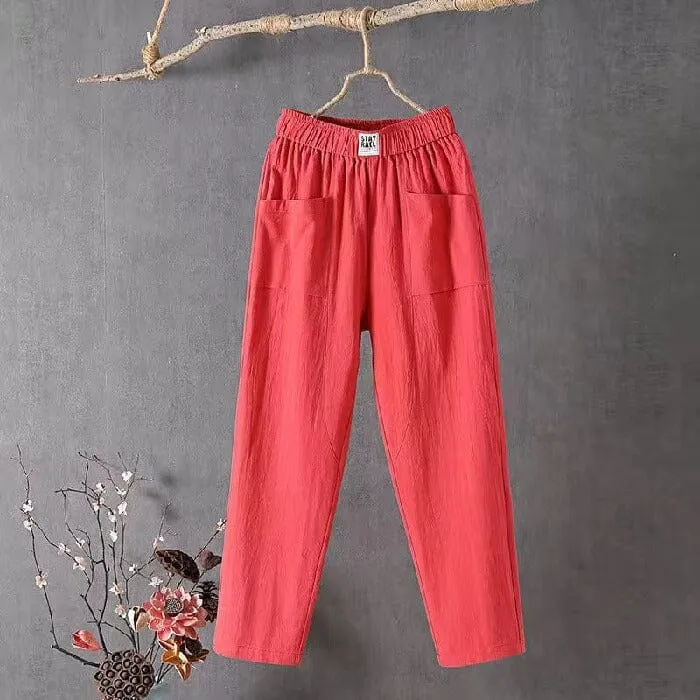 Sharon | Comfortable Comfort and Breathability | Sturdy Cotton Pants