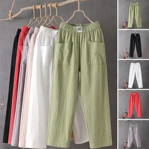 Sharon | Comfortable Comfort and Breathability | Sturdy Cotton Pants