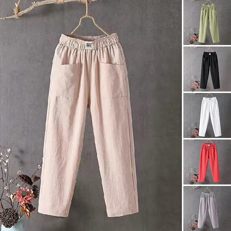 Sharon | Comfortable Comfort and Breathability | Sturdy Cotton Pants