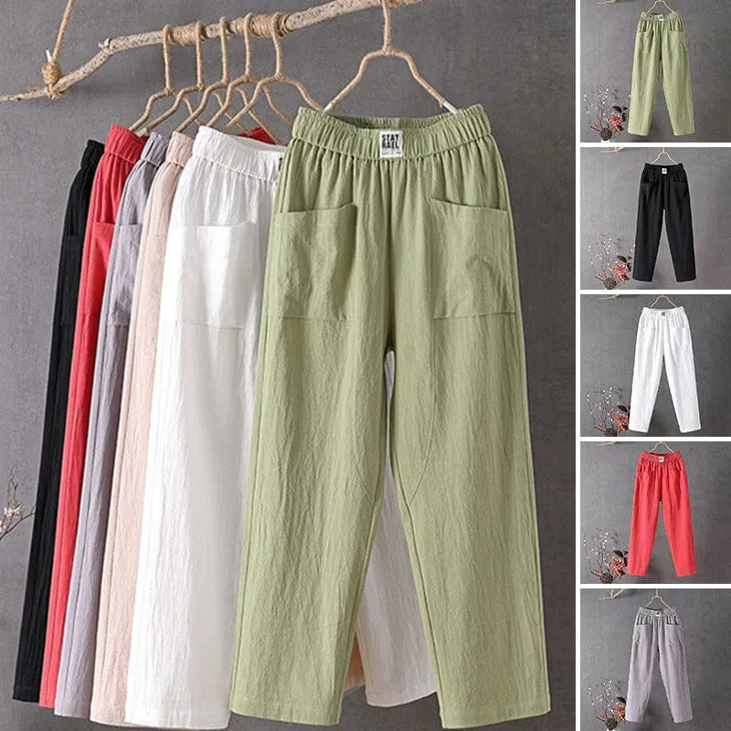 Sharon | Comfortable Comfort and Breathability | Sturdy Cotton Pants
