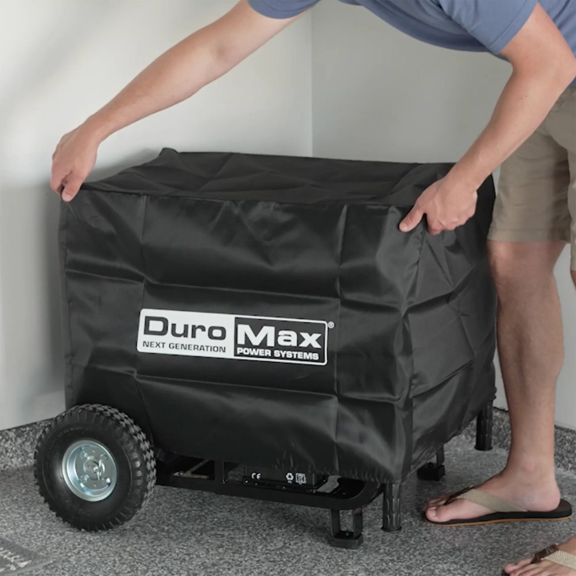 Small Weather Resistant Portable Generator Dust Guard Cover