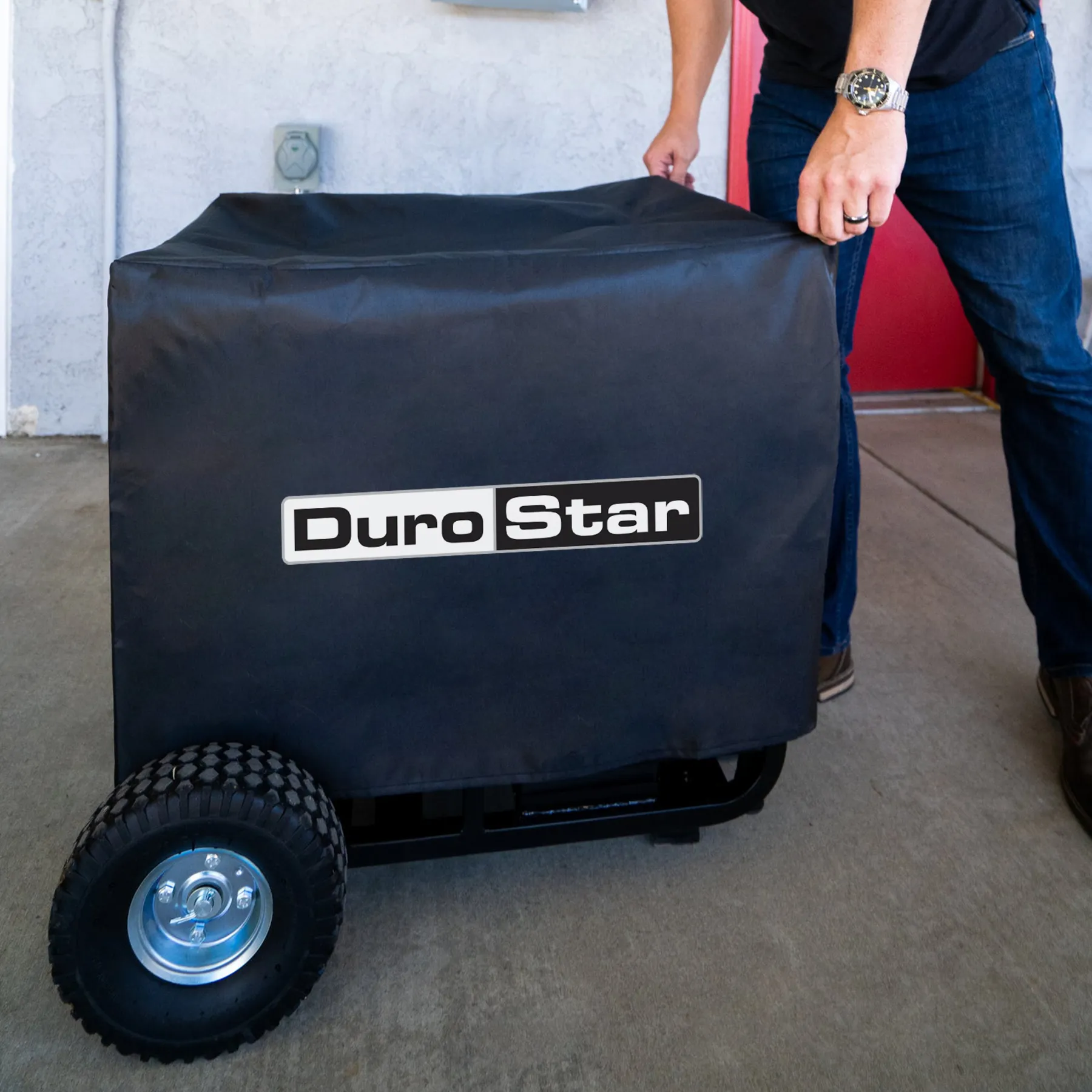 Small Weather Resistant Portable Generator Dust Guard Cover