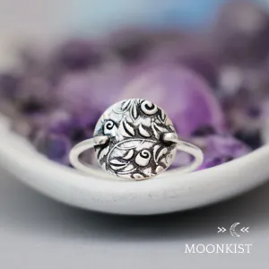 Sterling Silver Climbing Rose Ring | Moonkist Designs