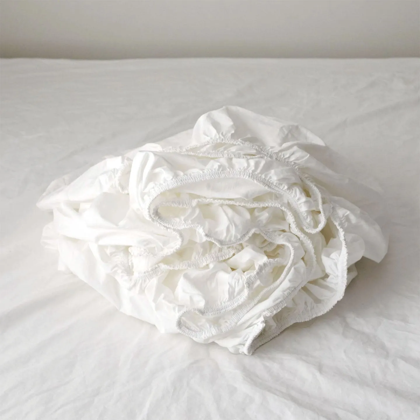 Turkish Cotton Bed Sheet Set / White