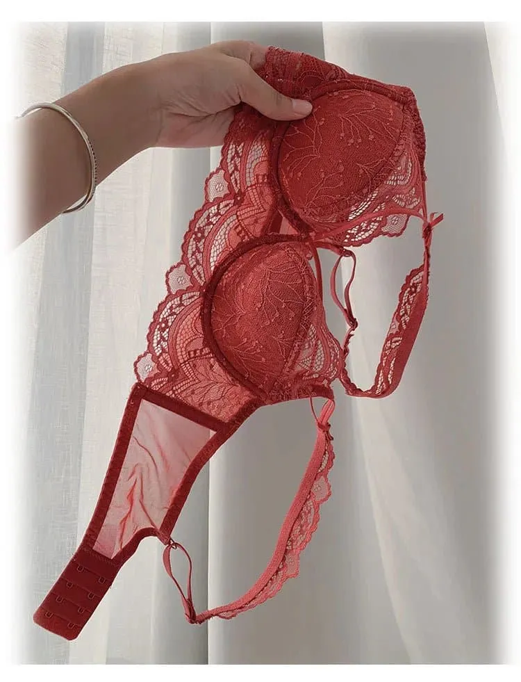 Ultra-Thin Underwear Set - Lightweight Breathable Lingerie Set for Enhanced Curves