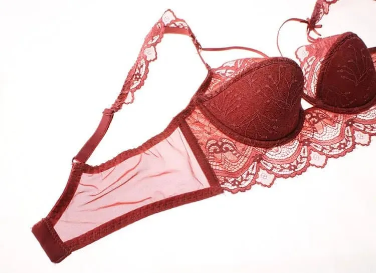 Ultra-Thin Underwear Set - Lightweight Breathable Lingerie Set for Enhanced Curves