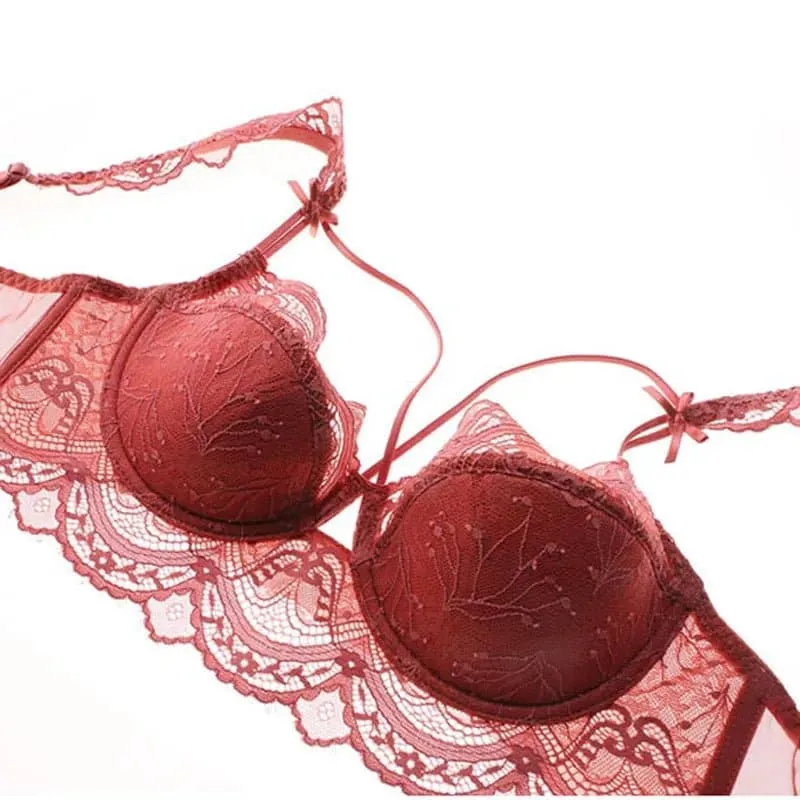 Ultra-Thin Underwear Set - Lightweight Breathable Lingerie Set for Enhanced Curves