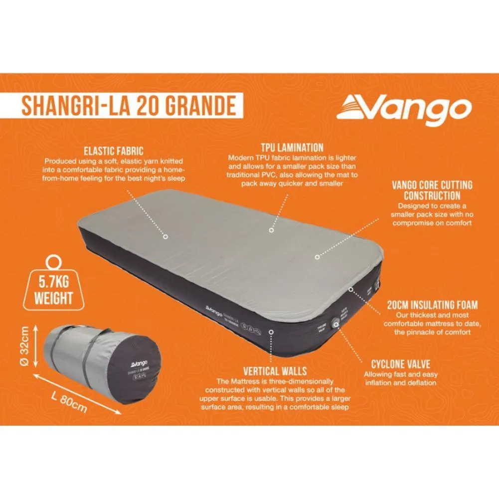 Vango Shangri-la 11 20 Grande Self-Inflating Mat