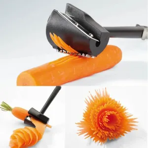 Vegetable Fruit Vegetable Roll Flower Cutter Slicer Carving Tools