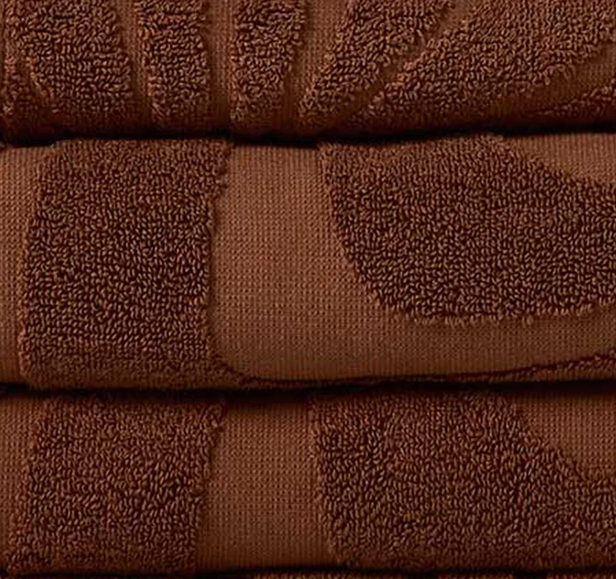 Wave 550GSM Bath Towel Range Pecan