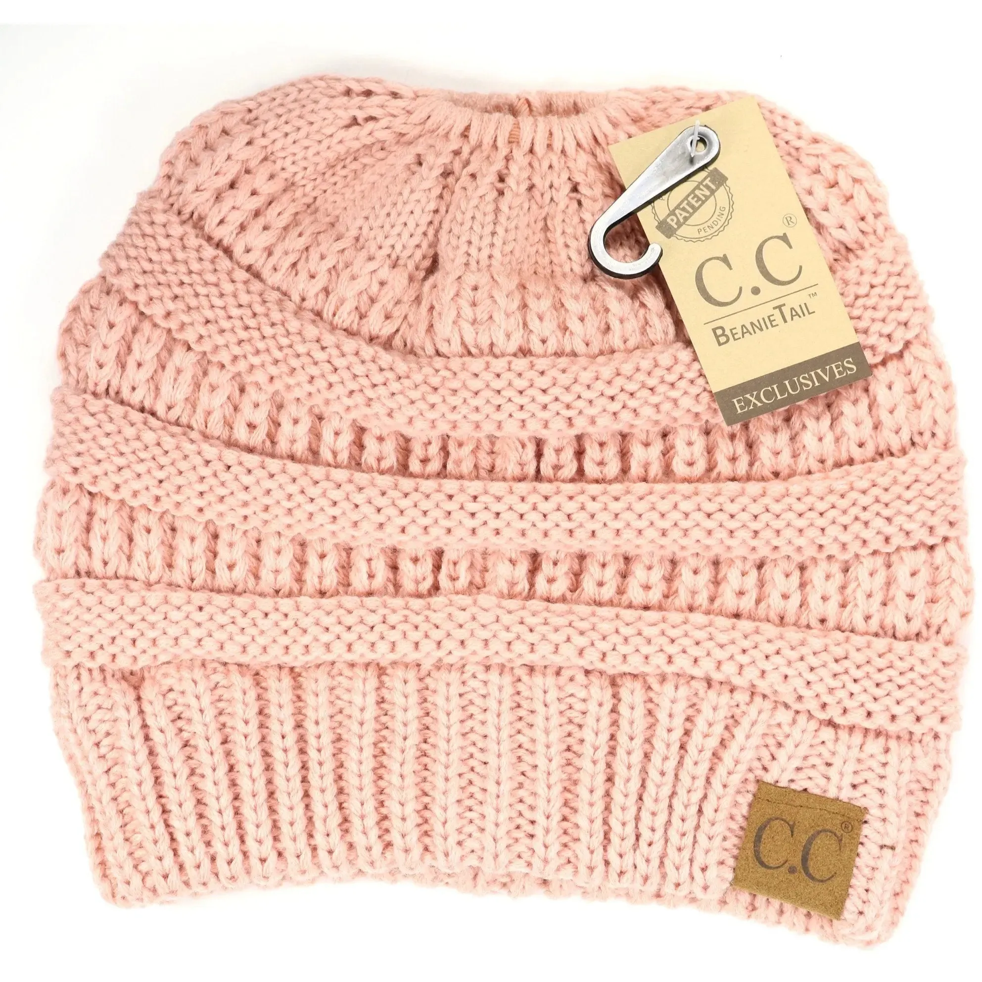 Womens Beanie Tail CC Beanie  The Original Messy Bun Beanie