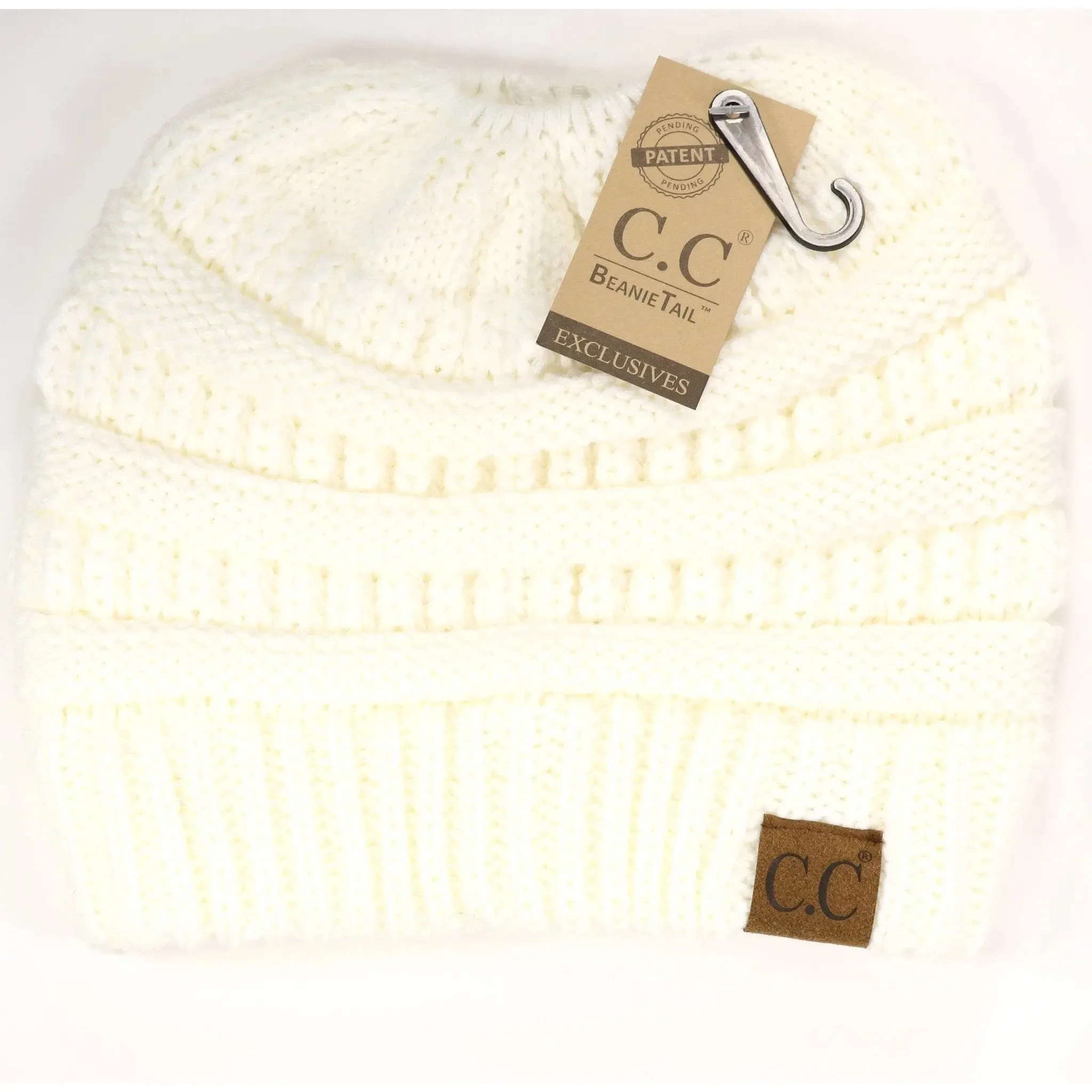 Womens Beanie Tail CC Beanie  The Original Messy Bun Beanie