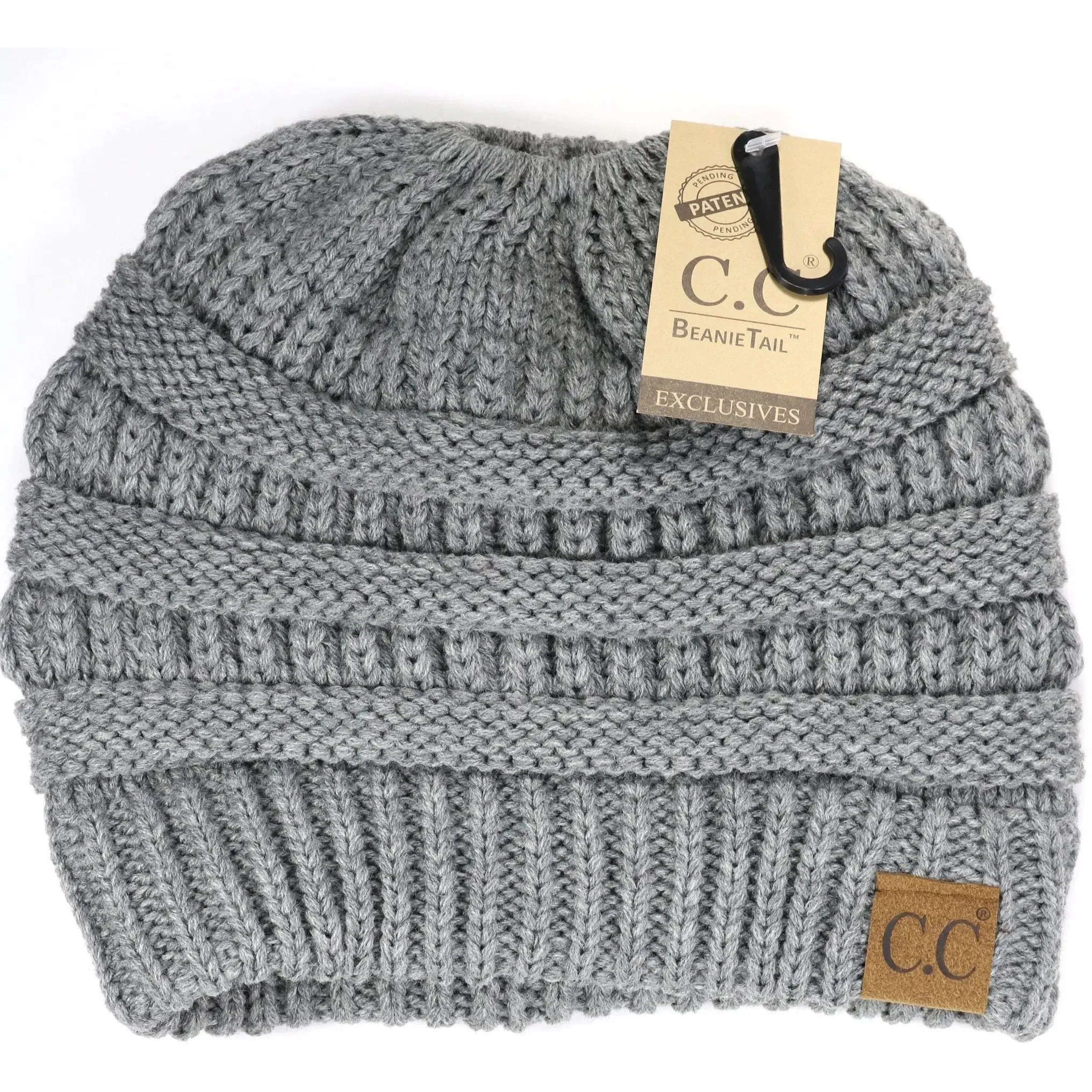 Womens Beanie Tail CC Beanie  The Original Messy Bun Beanie