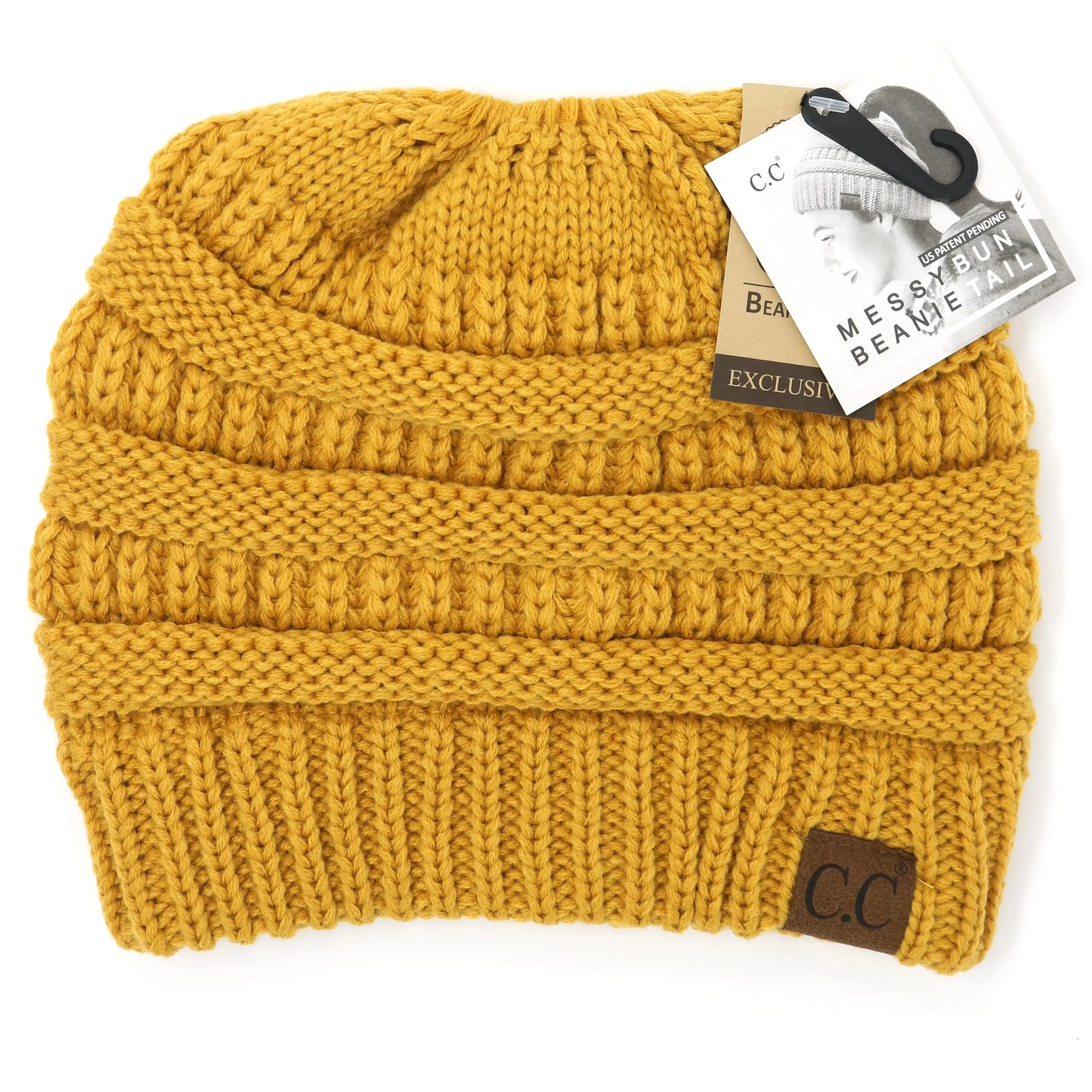 Womens Beanie Tail CC Beanie  The Original Messy Bun Beanie